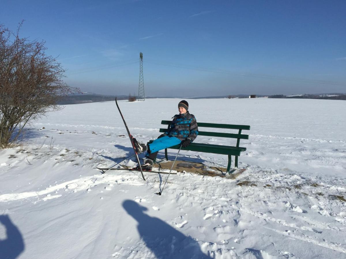 Ferienwohnungen Am Feldrain - Gornau Im Erzgebirge Zschopau ภายนอก รูปภาพ